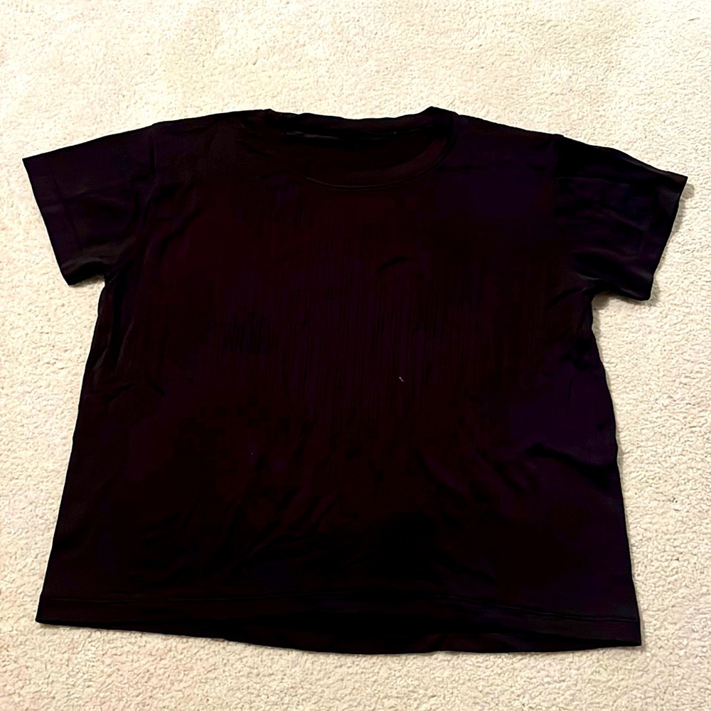 lulu lemon shirt with mesh size 4